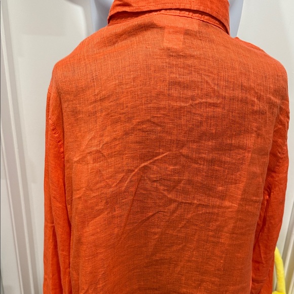 C&C California Vibrant Orange Button-Down Shirt - Picture 7 of 7